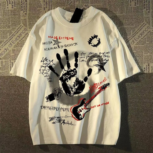 American Vintage Round Neck Short Sleeved T-shirt Men/Women